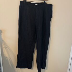 AYR 100% Linen Wide Leg Plus Size Pants